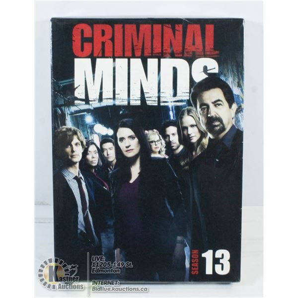 NEW IN BOX CRIMINAL MINDS SEASON 13.