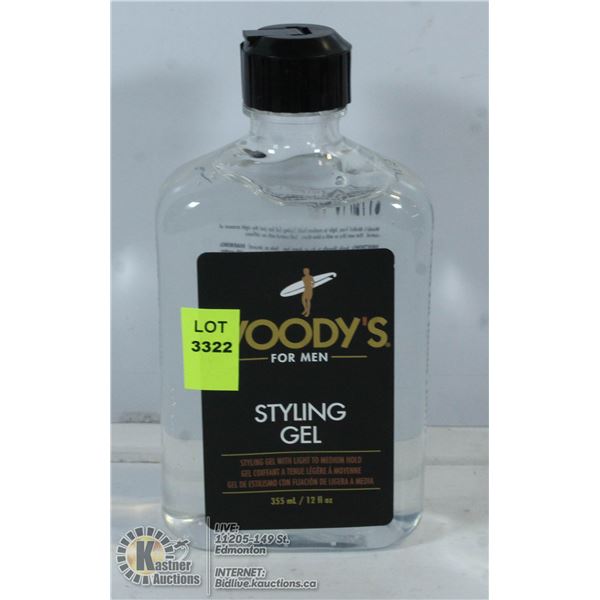 WOODYS FOR MEN STYLING GEL WITH LIGHT TO MED HOLD