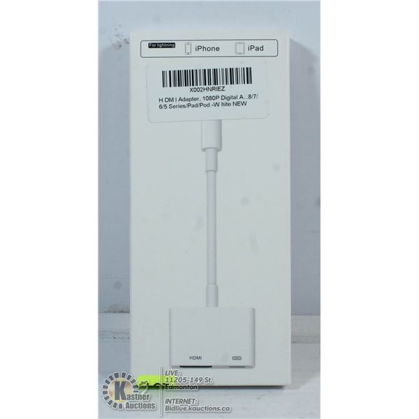 HDMI ADAPTOR 1080P HD FOR LIGHTENING IPHONE/IPAD