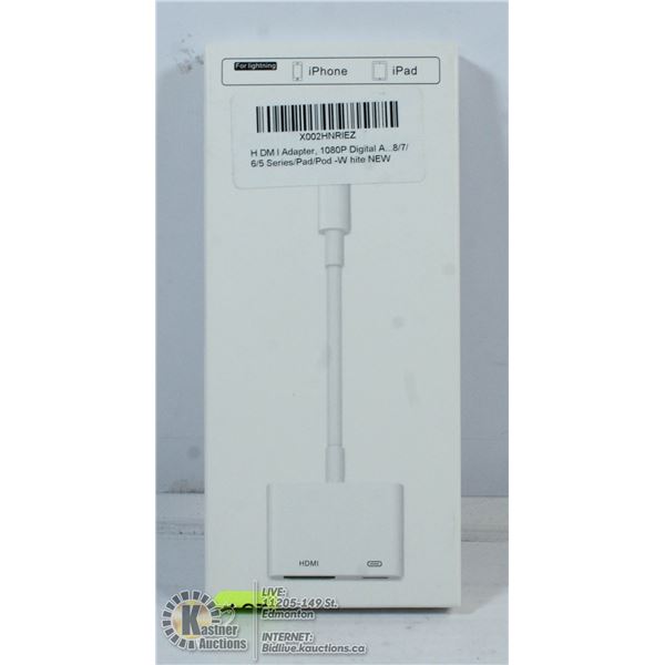 HDMI ADAPTOR 1080P HD FOR LIGHTENING IPHONE/IPAD