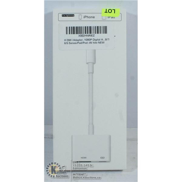 HDMI ADAPTOR 1080P HD FOR LIGHTENING IPHONE/IPAD