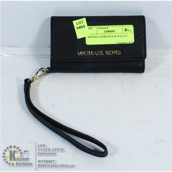 MICHAEL KORS BLACK WALLET