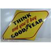 Image 1 : GOODYEAR TIRE METAL SIGN