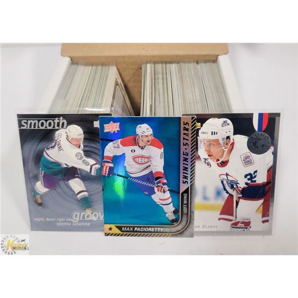 200 PLUS INSERTS ONLY NHL CARDS JUST INSERTS