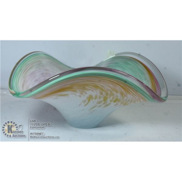 WAVY MURANO GLASS BOWL