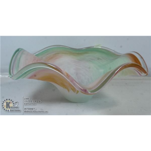 WAVY MURANO GLASS BOWL