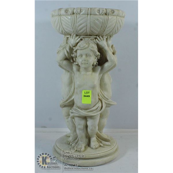 CREAM COLOR GARDEN STATUE