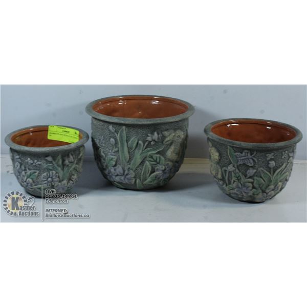 RABBIT PLANT POTS 4.5 IN 5.5 IN 6.5 IN