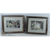 Image 1 : PRINTS WINTER SCENES SET OF TWO