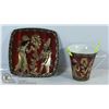 Image 1 : MADE IN EGYPT LIMOGES FANCY CUP AND SAUCER SET