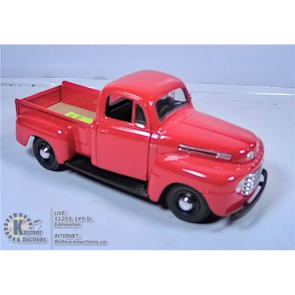 DIE CAST VEHICLE - 1948 FORD PICKUP (RED)