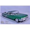 Image 1 : DIE CAST VEHICLE - 1960 CHEVY IMPALA (GREEN)