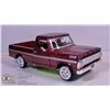 Image 1 : DIE CAST VEHICLE - 1969 FORD CUSTOM PICKUP (RED)