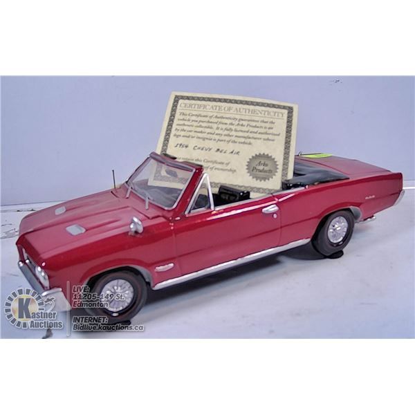 DIE CAST VEHICLE - 1954 CHEVY BELAIR (RED &