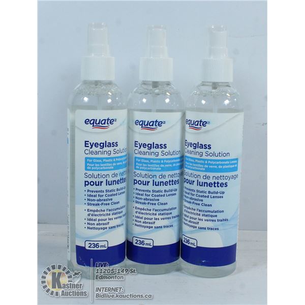 EYEGLASS CLEANING SOLUTION