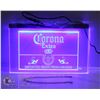 Image 1 : LIGHTED NEON BLUE "CORONA EXTRA" SIGN