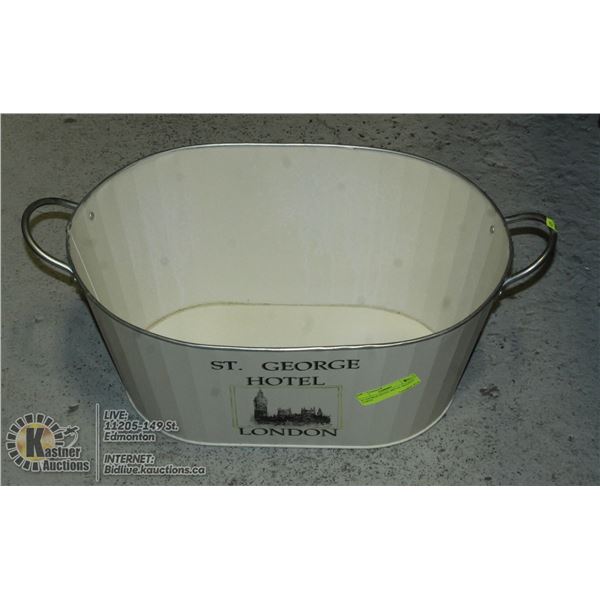 ST GEORGE HOTEL METAL BUCKET LARGE
