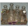 Image 1 : BOX OF VINTAGE MILK BOTTLE