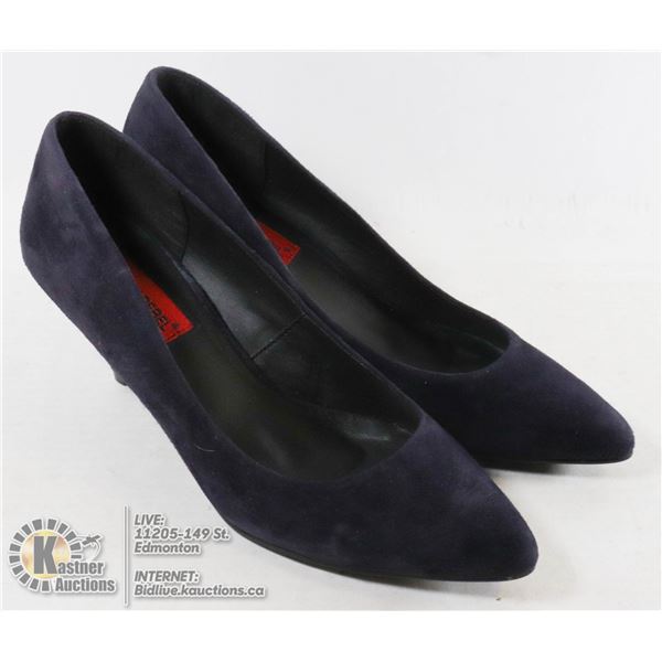 PAIR OF LONDON REBEL NAVY BLUE PUMP DRESS SHOES