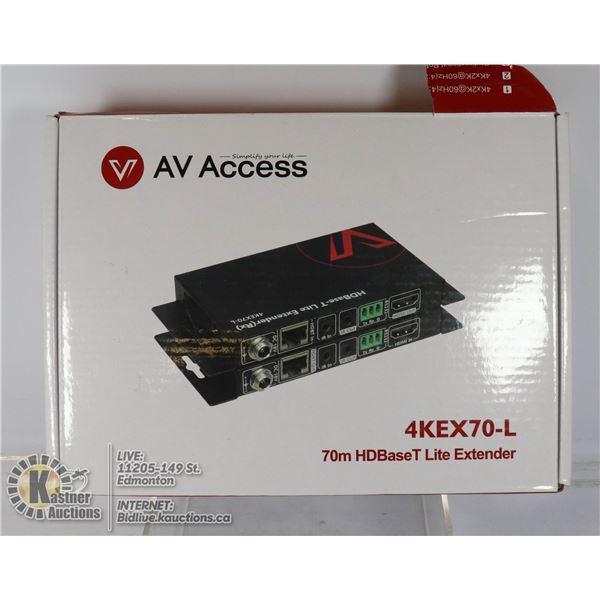 AV ACCESS HD BASE-T LIGHT EXTENDER.
