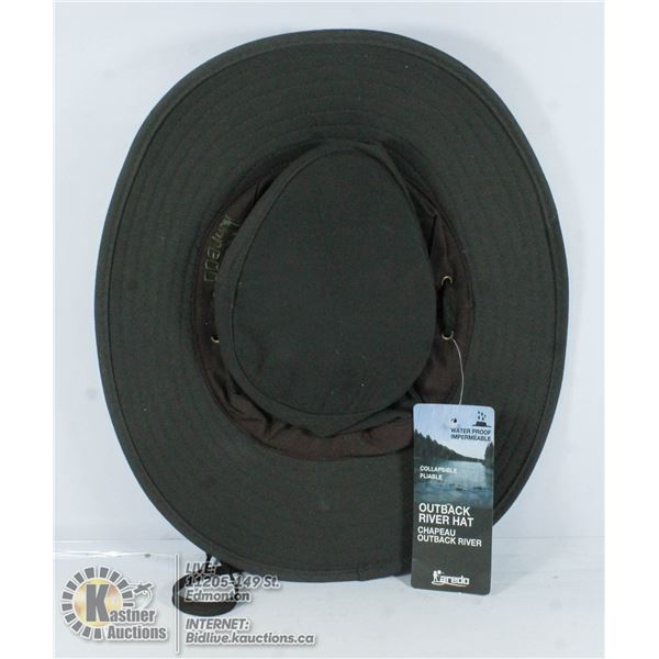 OUTBACK RIVER HAT WATERPROOF OILED COTTON MEDIUM