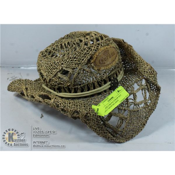 SOMHER CORONA STRAW HAT ADULT MEDIUM/LARGE