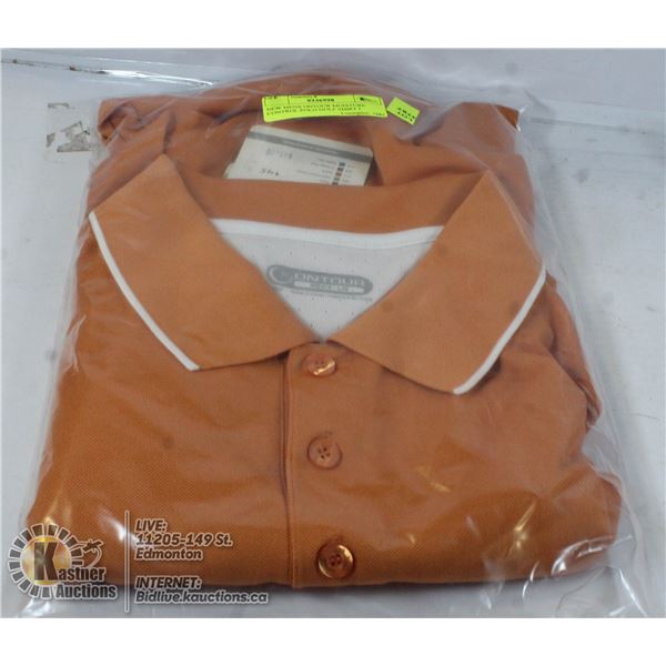 NEW MENS ONTOUR MOISTURE CONTROL POLO GOLF SHIRT L