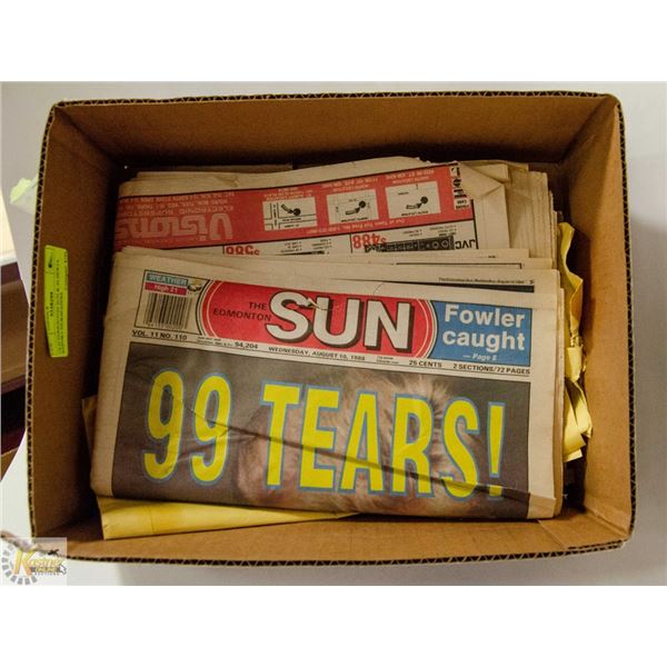 OLD EDMONTON SUN & ALBERTA REPORT NEWSPAPERS