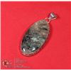 Image 1 : #16-NATURAL PREHNITE PENDANT