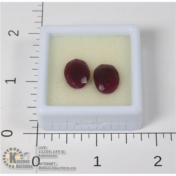 #72-RED BERYL GEMSTONES 13.0ct