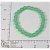 Image 1 : #297-GREEN ADVENTURINE BEAD BRACELET 7.5"/ 8mm