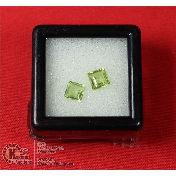 GENUINE FACETED PERIDOT GEMTONES, JEWELRY READY