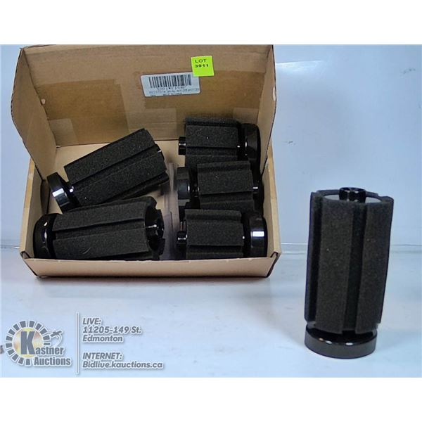BOX OF AQUARIUM FILTERS.