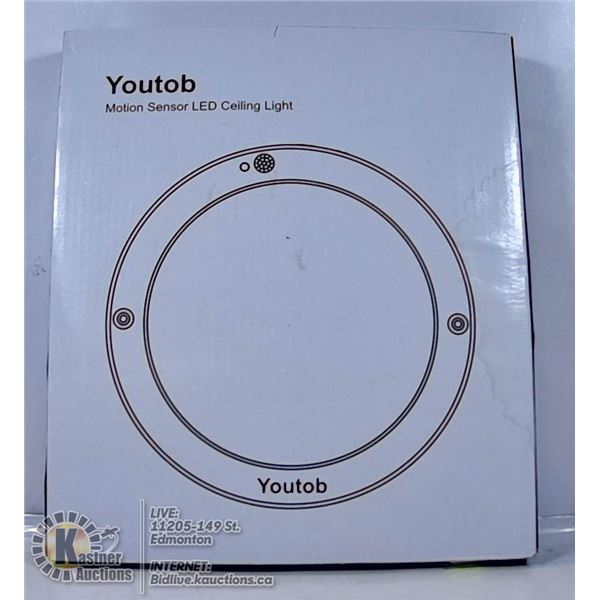 YOUTOB MOTION SENSOR LED CEILING LIGHT.