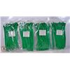 Image 1 : 4 PACKS OF ZIP TIES: 7.4" 50LB TENSILE STRENGTH.