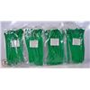 Image 1 : 4 PACKS OF ZIP TIES: 7.4" 50LB TENSILE STRENGTH.