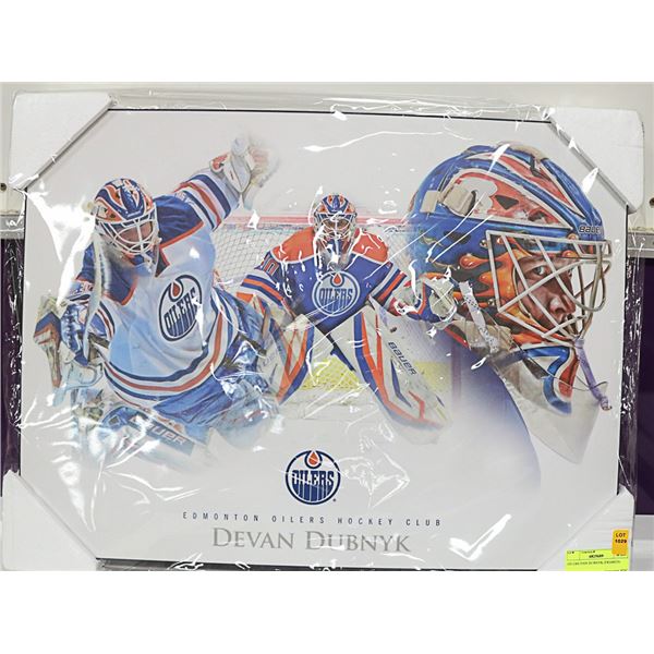 OILERS DAN DUBNYK (FRAMED) 18 X 24