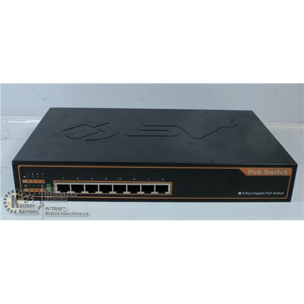 8-PORT GIGABIT POE SWITCH