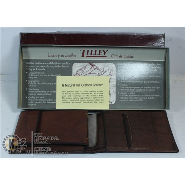 TILLEY LUXURY LEATHER WALLET