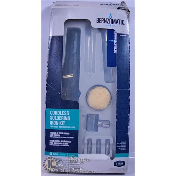 BERNZOMATIC CORDLESS SOLDERING IRON KIT