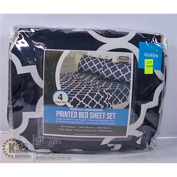 4 PCS QUEEN NED SHEET SET