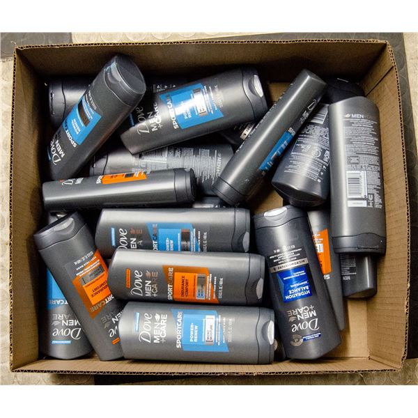 FLAT LOT OF DOVE MENS CARE BODY WASH