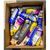 Image 1 : FLAT LOT OF VARIOUS SUNSCREEN AND HAIR CARE ITEMS