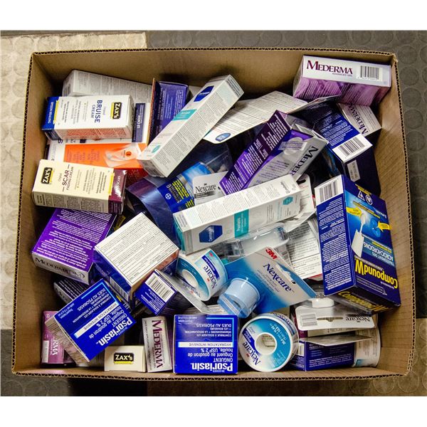 FLAT LOT OF SKIN CARE PRODUCTS