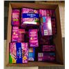 Image 1 : BOX LOT OF FEMININE HYGIENE PRODUCTS