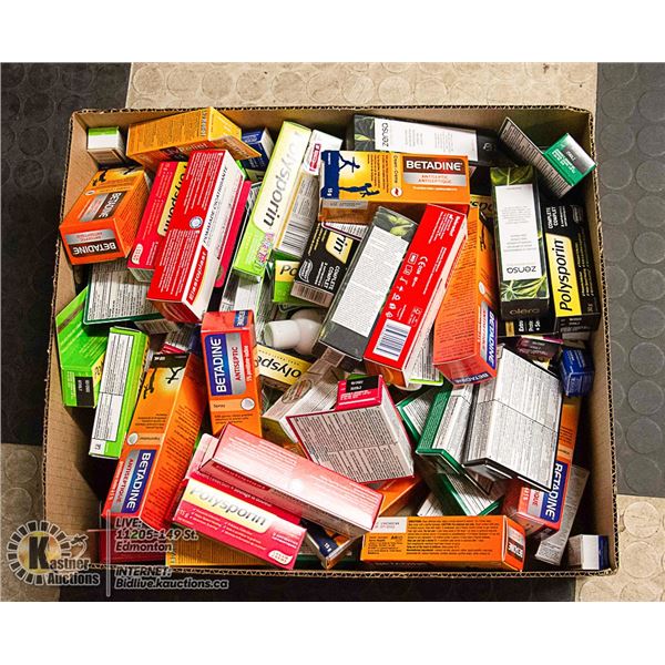 FLAT LOT OF ANTISEPTIC AND PAIN RELIEF CREAM