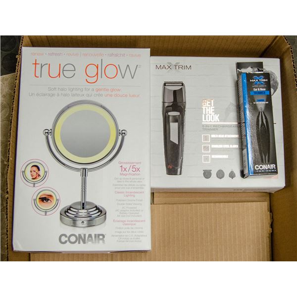 BOX LOT OF MENS GROOMING SUPPLIES