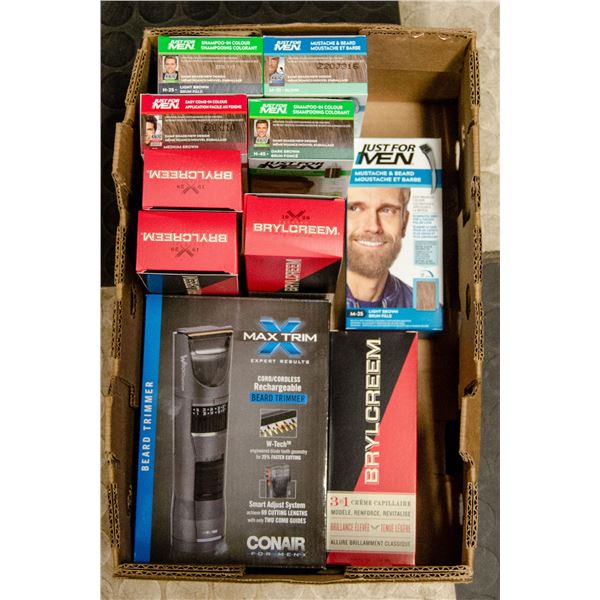 MENS GROOMING TRIMMER AND JUST FOR MEN DYES