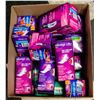 Image 1 : BOX LOT OF FEMININE HYGIENE PRODUCTS