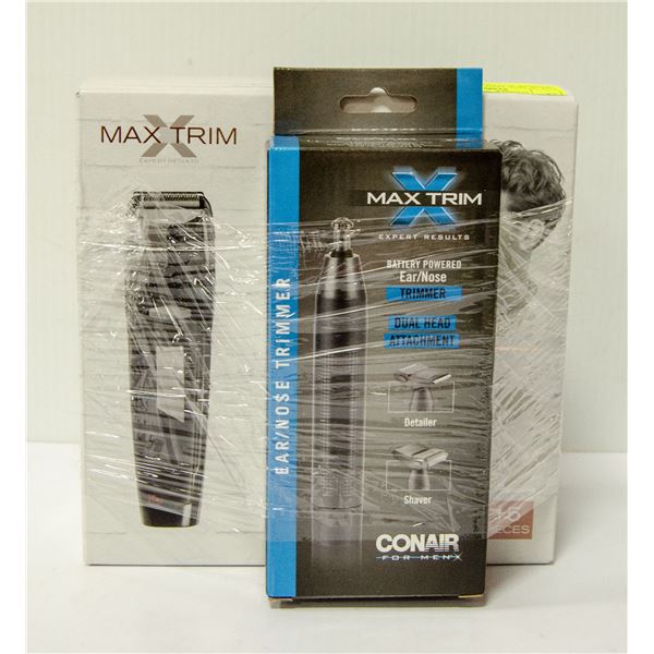 LOT OF MAX TRIM PRODUCTS TRIMMER AND EAR/NOSE